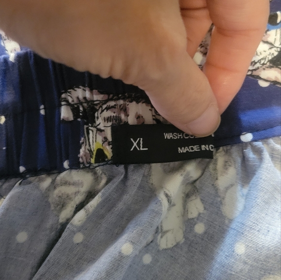Full, Swing Skirt, Blue, Cats With Sunglasses, Pockets, XL - Picture 6 of 8